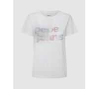 Pepe Jeans Camiseta de mujer manga corta con tachuelas. Negro 1