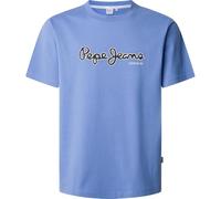 Pepe Jeans Camiseta Dorian para Hombre, Azul Anyil, XS