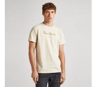 Pepe Jeans Eggo N Camiseta, Marrón (Light Beige), L Hombre
