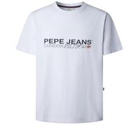 Pepe Jeans Camiseta Matthew tee para Hombre, Color Blanco (Blanco), Talla L, Blanco (Blanco), L