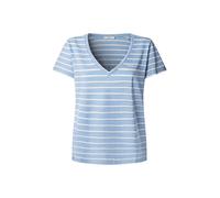 Pepe Jeans Camiseta 'Megan' azul paloma / blanco M azul paloma / blanco