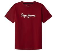 Pepe Jeans Camiseta New Art para niño, Rojo (Merlot Red), 8 años