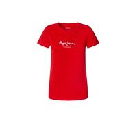 Pepe Jeans Camiseta New Virginia SS N para Mujer, Color Rojo (Royal Red), Talla S, Rojo (Royal Red), S