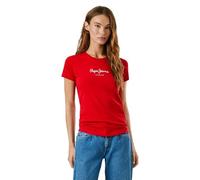 Pepe Jeans Camiseta New Virginia SS N para Mujer, Color Rojo (Royal Red), XS, Rojo (Royal Red), XS