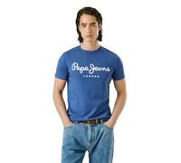 Pepe Jeans Original Stretch N Camiseta, Azul (Támesis), L para Hombre