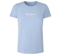 Pepe Jeans Camiseta para Mujer New Virginia SS N, Bay Blue, XL