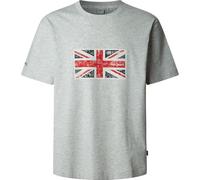 Pepe Jeans Camiseta Union para Hombre, Color Gris (Gris Claro), Talla S, Gris (Gris Claro), S