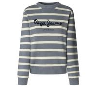 Pepe Jeans Caprice - Ropa de Punto a Rayas para Mujer, Azul (Azul Taladro), Talla M, Azul (Azul Taladro), M