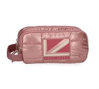 Pepe Jeans Carol Estuche Triple Rosa 22x10x9 cms Poliéster
