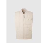 Pepe Jeans Chaleco de hombre acolchado. Beige XL
