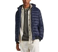 Pepe Jeans Chaqueta acolchada Billy para hombre, Azul (Dulwich), S