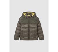 Pepe Jeans Chaqueta acolchada con capucha. Talla 162 cm (16 años). Color Verde