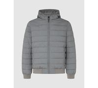 Pepe Jeans Chaqueta de hombre acolchada con capucha. Gris 5/XL