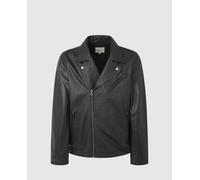 Pepe Jeans Chaqueta de hombre de piel tipo biker. Negro L