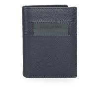 Pepe Jeans Checkbox Cartera Vertical con Monedero Azul 8,5x10,5x1 cms Piel
