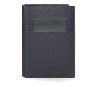 Pepe Jeans Checkbox Cartera Vertical con Monedero Azul 8,5x11,5x1 cms Piel