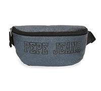 Pepe Jeans Chemistry Riñonera Azul 34x13x7 cms PU y Poliéster