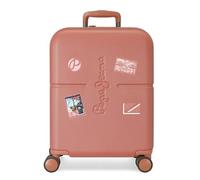 Pepe Jeans Chest Maleta de cabina Rojo 40x55x20 cms Rígida ABS Cierre TSA integrado 37L 3,22 kgs 4 Ruedas dobles Equipaje de Mano