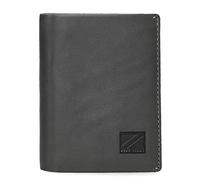 Pepe Jeans Chief Cartera vertical con monedero Gris 8,5x10,5x1 cms Piel