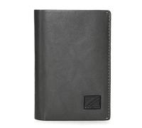 Pepe Jeans Chief Cartera vertical con monedero Gris 8,5x11,5x1 cms Piel
