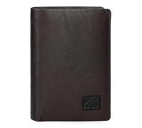 Pepe Jeans Chief Cartera vertical con monedero Marrón 8,5x11,5x1 cms Piel