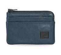 Pepe Jeans Chief Monedero Azul 11x7x1,5 cms Piel