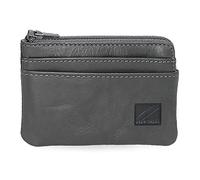 Pepe Jeans Chief Monedero Gris 11x7x1,5 cms Piel