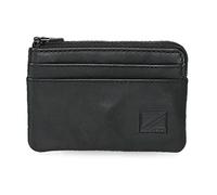 Pepe Jeans Chief Monedero Negro 11x7x1,5 cms Piel