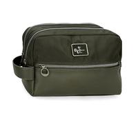 Pepe Jeans Christine Neceser Adaptable Verde 26x16x12 cms Poliéster con Detalles en Piel Sintética by Joumma Bags