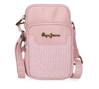 Pepe Jeans Clara Bandolera Rosa 11x17,5x2,5 cms Poliéster y PU by Joumma Bags