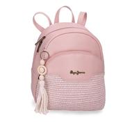 Pepe Jeans Clara Mochila Casual Rosa 21x27,5x10 cms Poliéster y PU L by Joumma Bags