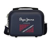 Pepe Jeans Clark Neceser Adaptable Azul 29x21x15 cms Rígido ABS 9,14L 0,63 kgs