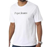 Pepe Jeans Clifton Camiseta Hombre, Blanco (White), S