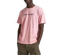 Pepe Jeans Clifton Camiseta para Hombre, Rosa (Ash Rose Pink), S