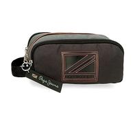 Pepe Jeans Cody Estuche Triple Negro 22x10x9 cms Poliéster