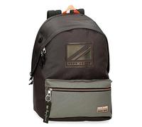 Pepe Jeans Cody Mochila para Portátil Doble Compartimento Adaptable a Carro 15,6" Negro 31x44x15 cms Poliéster 23,87L