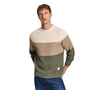 Pepe Jeans Cody Prendas de Punto, Verde (Safari Green), S para Hombre