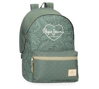 Pepe Jeans Coralie Mochila para Portátil Portátil 15,6 pulgadas Verde 31x44x15 cms Poliester 20,46L by Joumma Bags