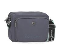 Pepe Jeans Corin Bandolera Gris 25x18x7 cms Poliéster y PU by Joumma Bags