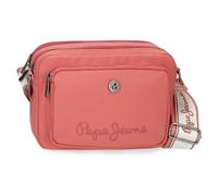 Pepe Jeans Corin Bandolera Rosa 25x18x7 cms Poliéster y PU by Joumma Bags