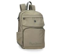 Pepe Jeans Corin Mochila para Portátil 13,3" Verde 25x37x10 cms Poliéster y PU 9,25L by Joumma Bags
