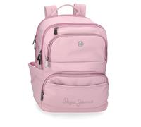 Pepe Jeans Corin Mochila para Portátil 15,6" Rosa 29x40x14 cms Poliéster y PU 18,48L by Joumma Bags