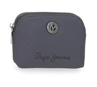 Pepe Jeans Corin Monedero Gris 11,5x8,5x1,5 cms Poliéster y PU 0,15L by Joumma Bags