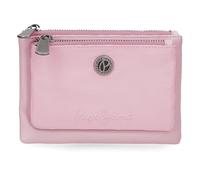 Pepe Jeans Corin Monedero Neceser Rosa 17x9x2 cms Poliéster y PU by Joumma Bags