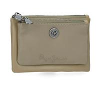 Pepe Jeans Corin Monedero Neceser Verde 17x9x2 cms Poliéster y PU by Joumma Bags