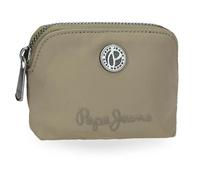 Pepe Jeans Corin Monedero Verde 11,5x8,5x1,5 cms Poliéster y PU by Joumma Bags