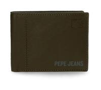 Pepe Jeans Cortland Billetero con Monedero Verde 11x8x1 cms Piel by Joumma Bags