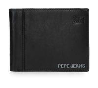 Pepe Jeans Cortland Billetero con Tarjetero Negro 12,5x9,5x1 cms Piel by Joumma Bags