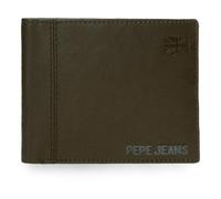 Pepe Jeans Cortland Billetero con Tarjetero Verde 12,5x9,5x1 cms Piel by Joumma Bags