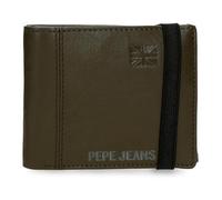Pepe Jeans Cortland Cartera con Cinta elástica Verde 11,5x8,5x1 cms Piel by Joumma Bags